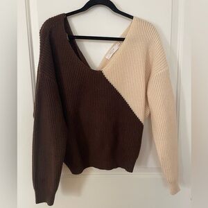 ASTR Two Tone Sweater